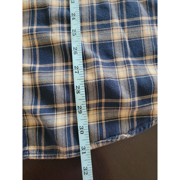 Carhartt Plaid Flannel Shirt Mens L Long Sleeve Regular Fit - Picture 4 of 11